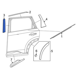 Nissan OE - Front Right Forward Door Applique