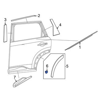 Nissan OE - Roof Opening Trim Clip
