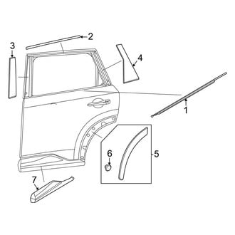 Nissan OE - Rear Door - Exterior Trim