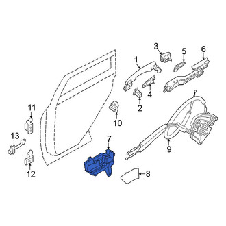 Nissan OE - Front Right Inner Interior Door Handle