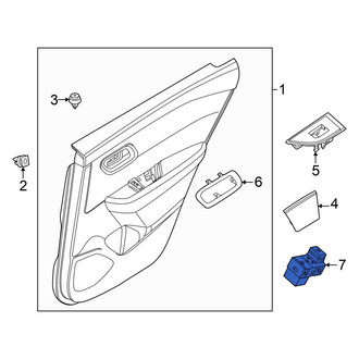 Nissan OE - Front Right Door Window Switch