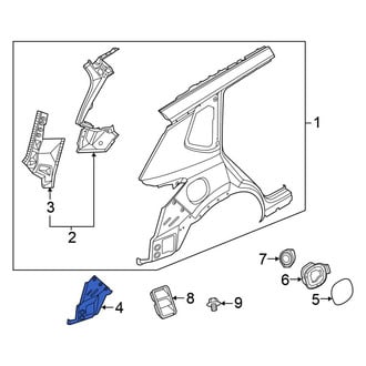 Nissan OE - Rear Left Quarter Panel Extension