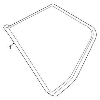Nissan OE - Quarter Panel - Glass