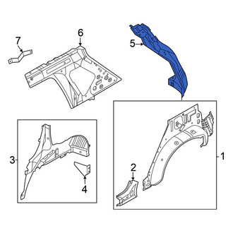 Nissan OE - Right Inner Body D-Pillar