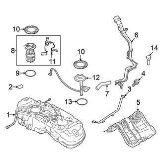 Nissan OE - Fuel System Components (AWD)