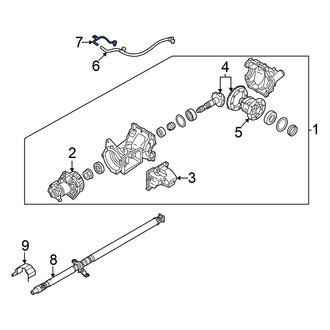 Nissan OE - Rear Differential Vent Hose