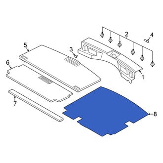 Nissan OE - Rear Floor Carpet