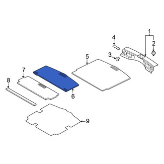 Nissan OE - Rear Spare Tire Compartment Cover