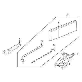 Nissan OE - Rear Body & Floor - Jack & Components