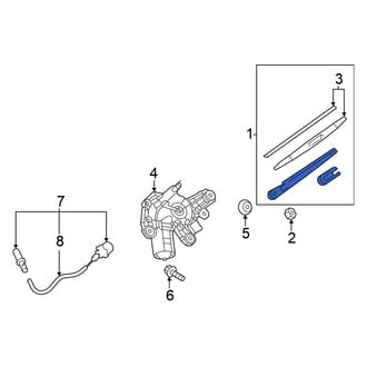 Nissan OE - Rear Wiper Arm