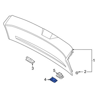Nissan OE - Rear Liftgate Trim Cap