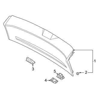 Nissan OE - Lift Gate - Interior Trim