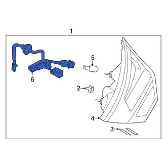 Nissan OE - Rear Back Up Light Socket