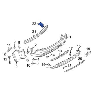 Nissan OE - Rear Right Bumper Impact Bar Bracket