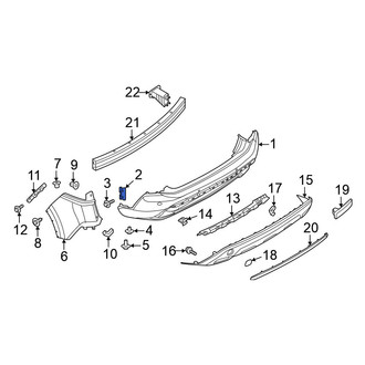 Nissan OE - Bumper Cover Nut