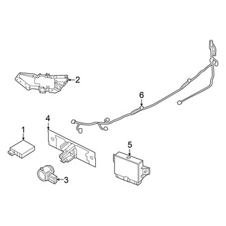 Nissan OE - Rear Bumper - Electrical Components (USA Built), (Rock Creek / S / SV)