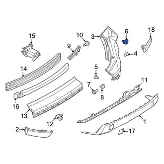Nissan OE - Bumper Cover Grommet
