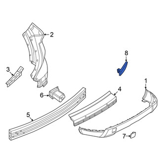 Nissan OE - Rear Left Reflector Panel