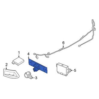 Nissan OE - Rear Right Inner Parking Aid Sensor Housing