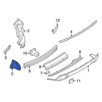 Nissan OE - Rear Right Bumper Trim