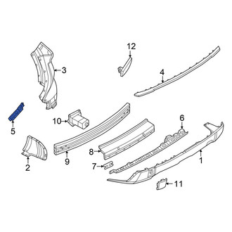 Nissan OE - Rear Right Bumper Cover Bracket