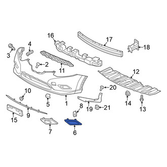 Nissan OE - Front Left Fog Light Trim