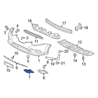 Nissan OE - Front Right Fog Light Trim