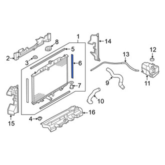 Nissan OE - Radiator Air Seal