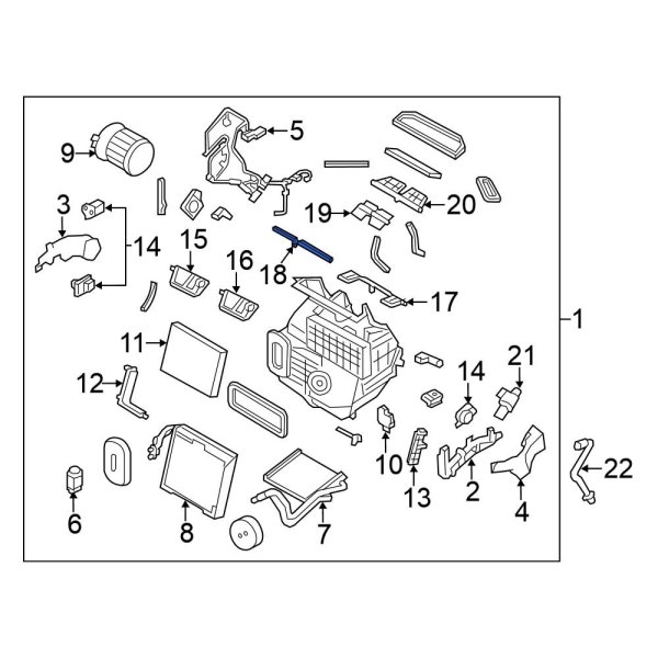 HVAC Defrost Mode Door Actuator