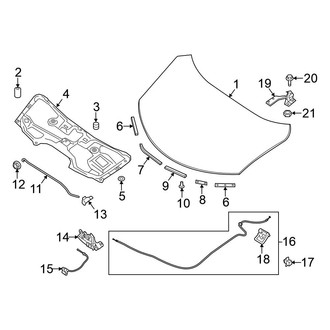 Nissan OE - Hood & Components