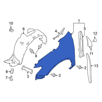 Nissan OE - Front Left Fender