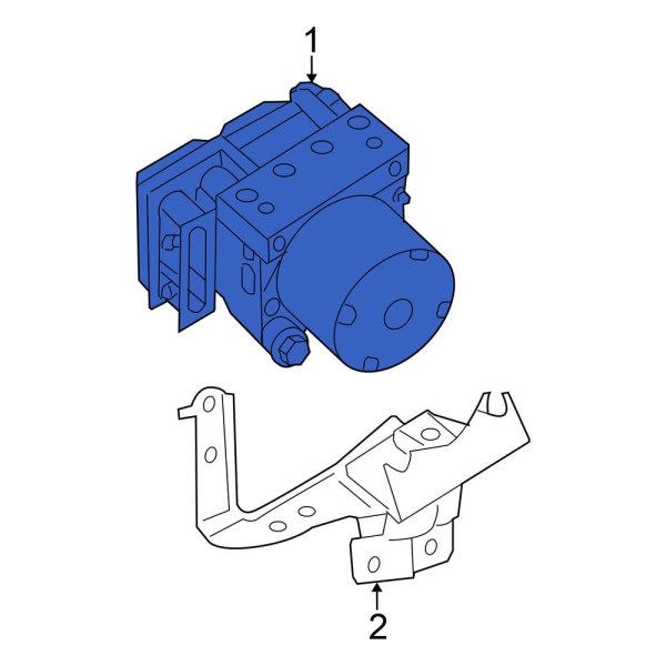 Nissan OE 476607FL2B ABS Hydraulic Assembly