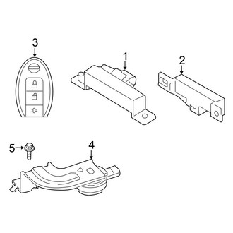 Nissan OE - Electrical - Keyless Entry Components (With Intelligent Key)