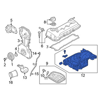 Nissan OE - Upper Engine Oil Pan
