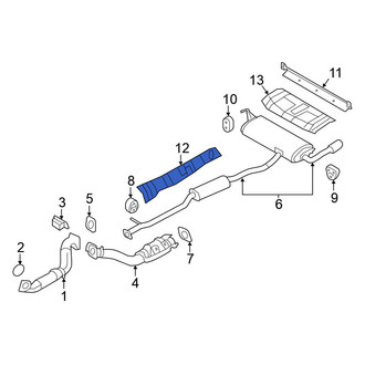 Nissan OE - Nissan Rogue 2018 Exhaust System - Exhaust Components