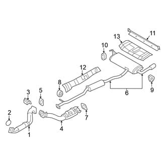 Nissan OE - Exhaust System - Exhaust Components