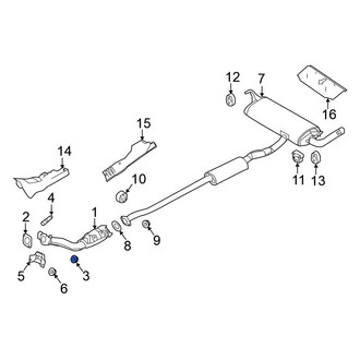 Nissan OE - Exhaust Pipe Nut