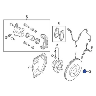 Nissan OE - Rear CV Joint Nut