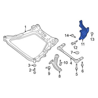 Nissan OE - Front Left Steering Knuckle