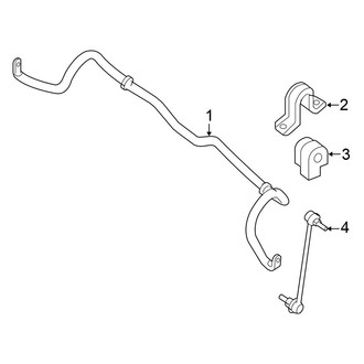Nissan OE - Front Suspension - Stabilizer Bar & Components (S / SL / SV)
