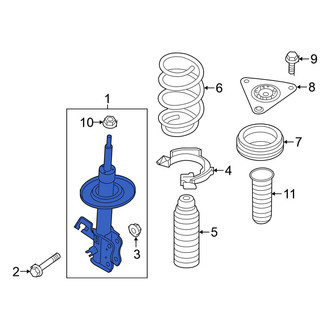 Nissan OE - Front Left Suspension Strut
