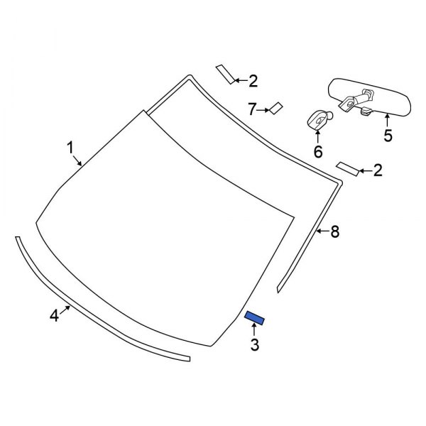 Windshield Spacer