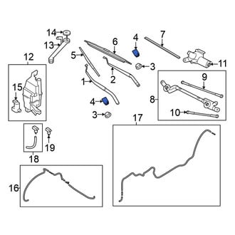 Nissan OE - Wiper Arm Cap