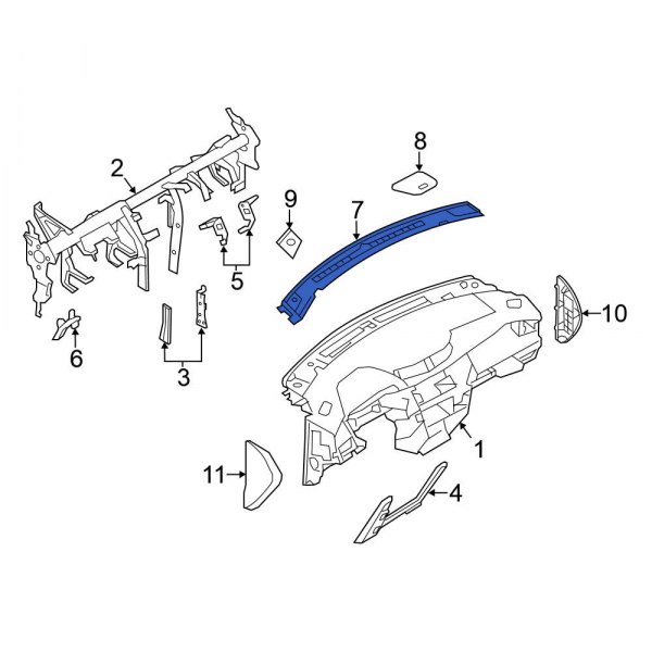 Dashboard Air Vent Trim