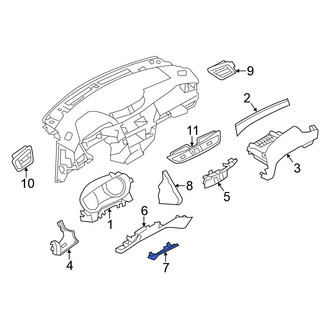 Nissan OE - Lower Fuse Box Cover