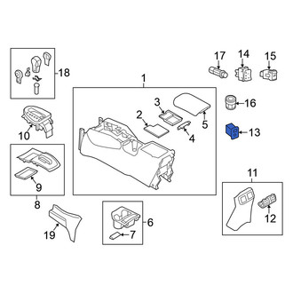 Nissan OE - Front 12 Volt Accessory Power Outlet
