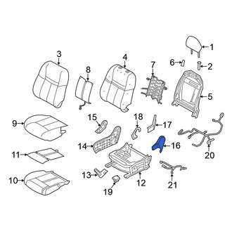 Nissan OE - Front Left Outer Seat Frame Trim Panel