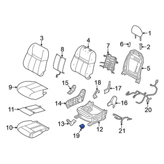 Nissan OE - Front Right Air Bag Seat Sensor Mat