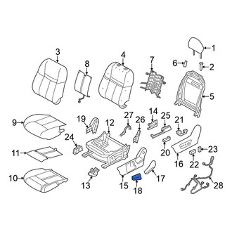 Nissan OE - Front Left Seat Adjuster