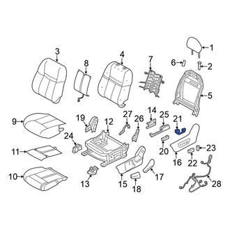 Nissan OE - Front Left Seat Lumbar Switch